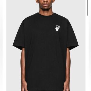 Off-White Black Logo Tee M | Designer Streetwear